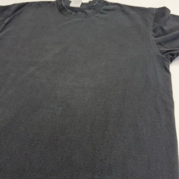 Pro Team Heavyweight T Shirt Mens XXL 24x32.5 Black Short Sleeve - Picture 5 of 9